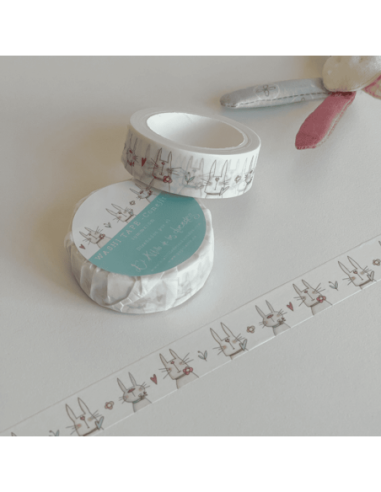 Washi tape de conejos