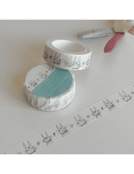 Washi tape de conejos