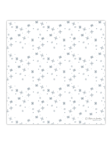 Papel vellum: Copos de nieve